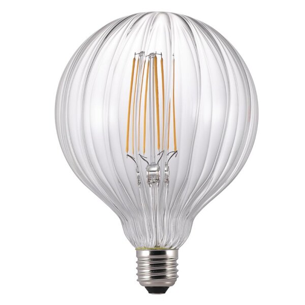 Nordlux E27 LED Globe Avra Streiffe Filament 2W 150Lm warmweiss klar