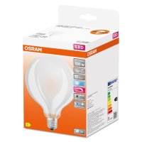 OSRAM LED Globe Lampe Superstar Plus matt E27 Filament...