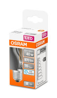 OSRAM LED Lampe Retrofit P40 4.5W E27 klar Filament...