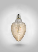 Nordlux Avra Herz-Form LED Lampe E27 1,5W 2000K extra-warmweiss Bernstein Amber 1440070