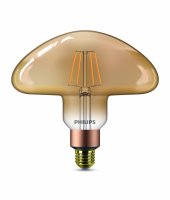 Philips Mushroom Gold Pilz-Form LED Lampe E27 dimmbar 5W...