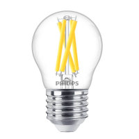 Philips LED Tropfen Lampe E27 90Ra WarmGlow dimmbar 3,4W...