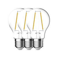 Nordlux 3er-Set LED Lampe E27 6,8W 2700K warmweiss Klar 5181000323