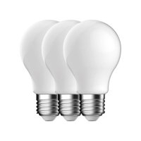Nordlux 3er-Set LED Lampe E27 6,8W 2700K warmweiss Weiss...