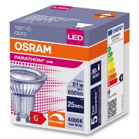 OSRAM LED Spot Strahler Parathom GU10 7,9W 650lm...