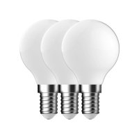 Nordlux 3er-Set Milchglas LED Lampe Filament E14 4W 2700K...