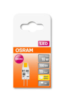 OSRAM LED Lampe PIN MICRO 12 V 10 300° 1W G4 klar...