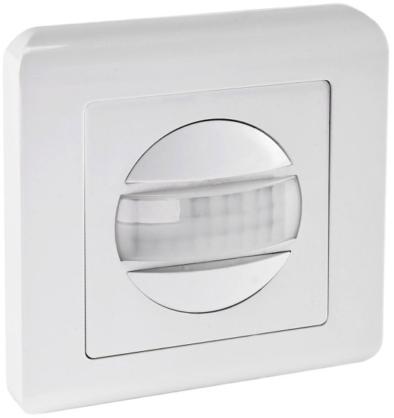 Unterputz PIR-Bewegungsmelder 160° Pro LED geeignet, 2-Draht Technik, weiß