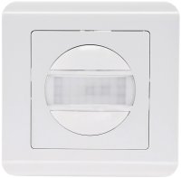 Unterputz PIR-Bewegungsmelder 160° Pro LED geeignet, 2-Draht Technik, weiß