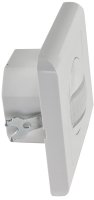 Unterputz PIR-Bewegungsmelder 160° Pro LED geeignet, 2-Draht Technik, weiß