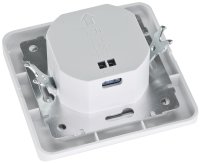 Unterputz PIR-Bewegungsmelder 160° Pro LED geeignet, 2-Draht Technik, weiß