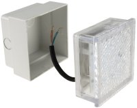 LED Pflasterstein "BRIKX 10" warmweiß 10x10x7cm, 120lm, IP67, 230V