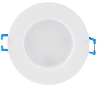LED-Einbauleuchte "Flat-30 FR-R" 3000K Ø85x30mm, 5W, 460lm, IP44, rund, weiß