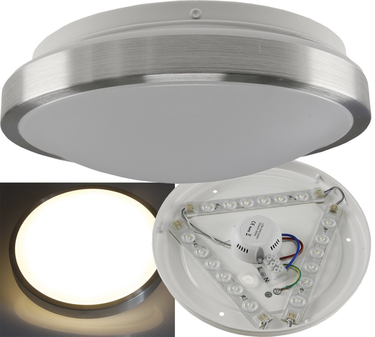 Dimatec Aufbaupanel LED-Deckenleuchte Touch Switch Nachtlicht 12V 6,5,  29,14 €