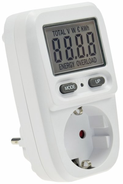 Energiekosten-Messgerät "CTM-807" LC-Display, Messung bis zu 3600W