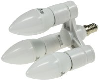 E14-Fassung "Triple", 3-fach Adapter auf 3x E14-Schraubfassungen