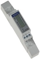 Wechselstromzähler für DIN Trägerschiene 1-phasig 5A, 161-300V, 1TE, digital LCD