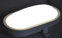 LED Oval-Armatur "FRL-O 12" IP44 Feuchtraum-Leuchte, 13W, 965lm, 4000K