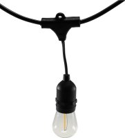 Biergarten-Lichterkette "CT-BGL 15" 1,5 + 12,5m, 15x Filamentlampe 0,8W
