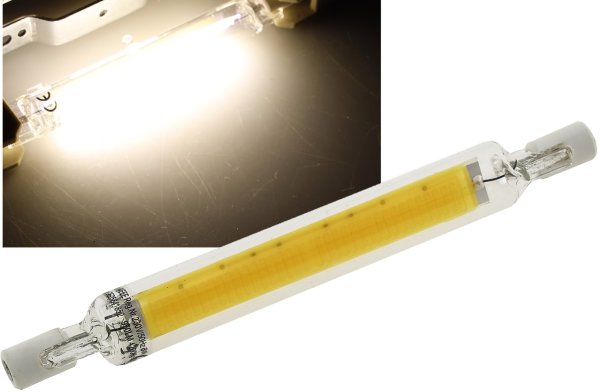 LED Strahler 8W R7s "RS118 COB8" 360°, 4200k, 950lm, 118mm, neutralweiß