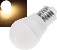 LED Tropfenlampe E27 "T25 SMD" warmweiß 3000k, 270lm, 230V/3W, 45mm