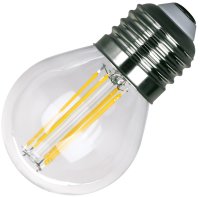 LED Tropfenlampe E27 "Filament T4" 3000k, 524lm, 230V/4W, warmweiß