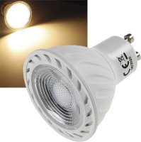 LED Strahler GU10 "H60 COB Dimmbar" 3000k, 510lm, 230V/7W, warmweiß