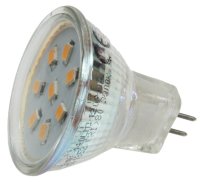 LED Strahler MR11, 8x 2835 SMD LEDs 12V, 2W, 169 Lumen,...
