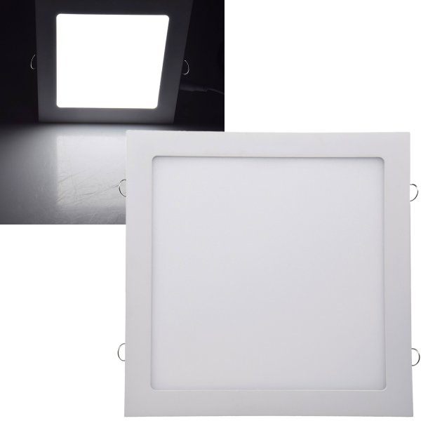LED Licht-Panel "QCP-30Q", 30x30cm 230V, 24W, 2160 Lumen,4200K /neutralweiß