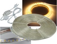 LED-Stripe "Ultra-Bright" 230V, 10m 600 Lumen/Meter, warmweiß