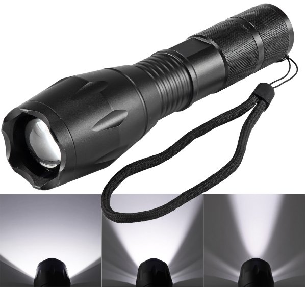 LED-Taschenlampe "CTL10 Zoom" 10W ØxL 136x37mm, Zoomfunktion, 350 Lumen
