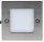 LED-Einbauleuchte "Cuadrado Q9" Edelstahl-Front, 9 LEDs, warmweiß