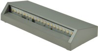 LED Wandleuchte "KWL-158", Grau IP65, 3W, 180Lm, Kunststoff, warmweiß