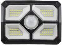 LED Solar Wandleuchte "SWL 722" PIR Bewegungsmelder, 72 LEDs, IP65