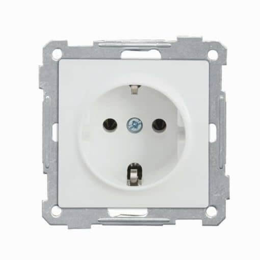 Mutlusan Candela Modul Steckdose weiss