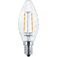Philips CorePro Filament LED Kerze E14 gedreht 2W 250lm...
