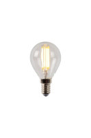 Lucide P45 LED Filament Lampe E14 4W dimmbar Transparent...