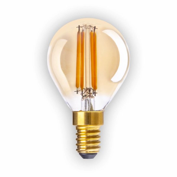 Näve E27 Leuchtmittel LED LAMPE Ø12,5cm Warmweiss amber dimmbar 41304