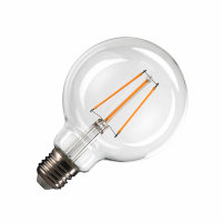 SLV 1005309 G95 E27, LED Leuchtmittel, Lampe transparent 7,5W 2700K CRI90 320°