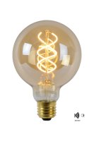 Lucide G95 TWILIGHT LED Filament Lampe E27 4W Amber...