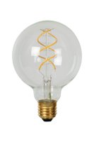 Lucide G95 LED Filament Lampe E27 5W dimmbar Transparent...
