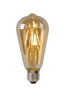 Lucide ST64 LED Filament Lampe E27 5W dimmbar Amber...
