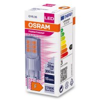OSRAM LED Lampe Parathom GY6.35 2,6W 300lm warmweiss...