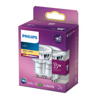 2er-Set Philips LED Strahler Classic 3.5W warmweiss GU10...