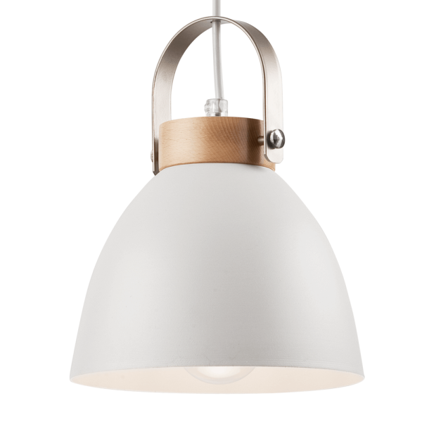 Bioledex Pendelleuchte Esszimmerlampe 2x E27 weiß Metall, Holz online | Pendelleuchten