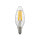 SIGOR 4,5W Kerze Filament gedreht klar E14 470lm 2700K dimmbar LED Lampe CT35