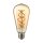 SIGOR 4,5W Curved Rustika gold E27 250lm 1800K dimmbar LED Lampe ST64