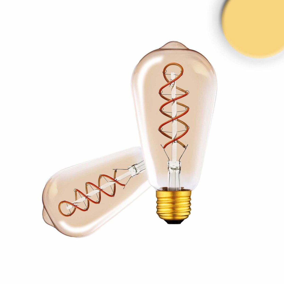 ST64 Line LED kaufen 4W, Vintage Edisonbulb, 2200K online Amber, E27
