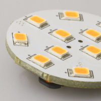 G4 LED 12SMD, 2W, warmweiß, Pin seitlich