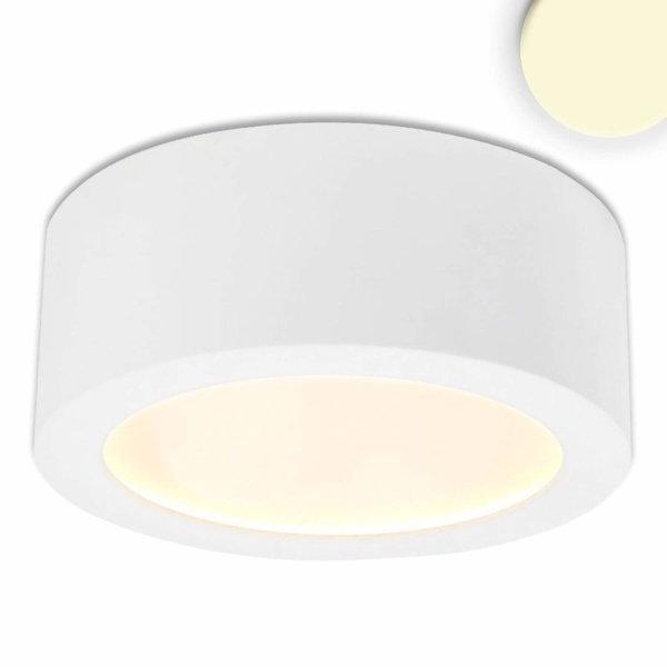 LED Aufbauleuchte LUNA 18W, weiß, rund, DN173, indirektes Licht, warmweiß